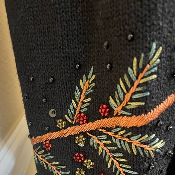 Vintage Cardigan Sweater Size L - ❤️Holiday Cardinal - Picture 3 of 10